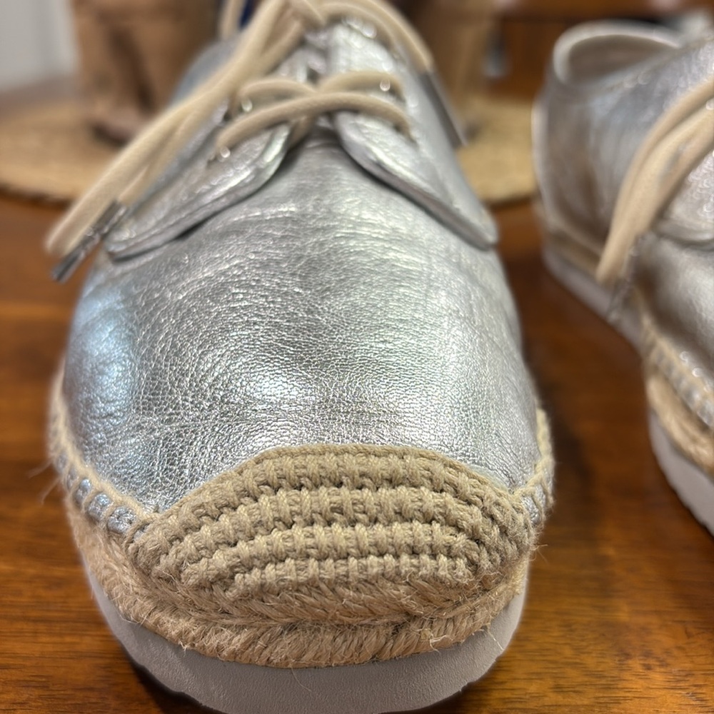 Michael Kors Silver Espadrille Interior - Picture 8 of 9